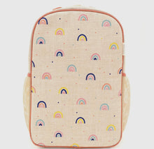 Load image into Gallery viewer, Neons Rainbows Grade School Backpack

