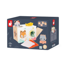 Load image into Gallery viewer, Janod - Pure Fabrics Shape Sorter Box