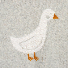 Load image into Gallery viewer, Viverano Organics - Duck Waddle - Organic Jacquard Knit Baby Blankets