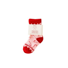 Load image into Gallery viewer, Whimsy Candy Cane Socks My Mind's Eye