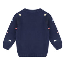 Load image into Gallery viewer, Mini Beetle Cars Embroidered Baby Sweater