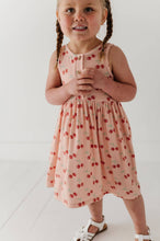 Load image into Gallery viewer, Cherries Henley Tank Dress