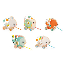 Load image into Gallery viewer, Janod - Pure | Pull-Along Animal Bead Maze