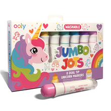 Load image into Gallery viewer, Jumbo Jots Dual Tip Unicorn Markers - Set of 8