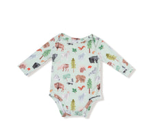 Load image into Gallery viewer, Lap Shoulder Bodysuit- American Woodland Animals