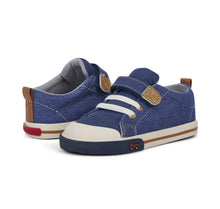 Load image into Gallery viewer, Stevie II Navy Denim See Kai Run