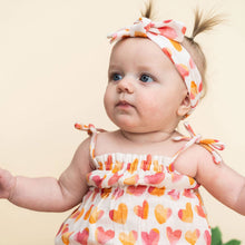 Load image into Gallery viewer, Hearts Baby Romper + Headband