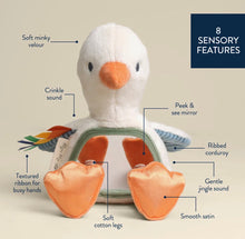 Load image into Gallery viewer, Goose Sensory Tummy Time Mirror
