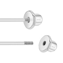 Load image into Gallery viewer, Heart Sterling Silver Earrings