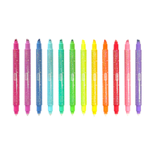 Load image into Gallery viewer, Make no Mistake! Glittery Erasable Markers - Set of 12