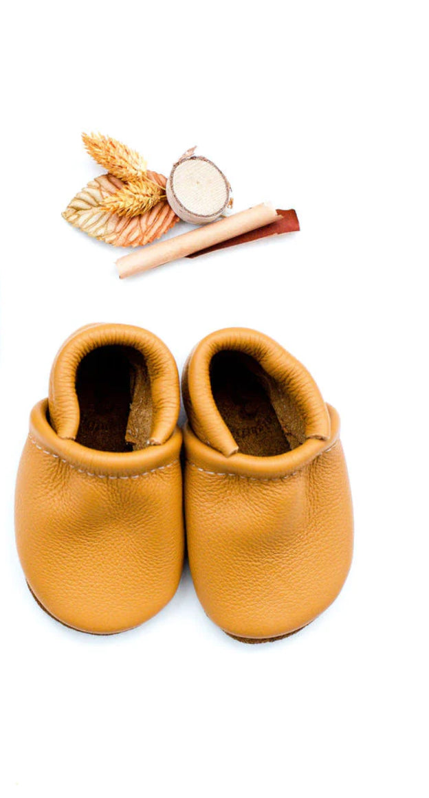 Baby Leather Shoes - Potato