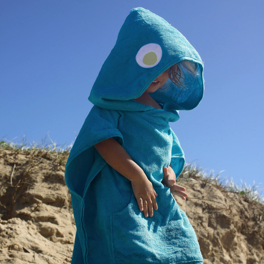 Beach Hooded Towel -Shark Tribe