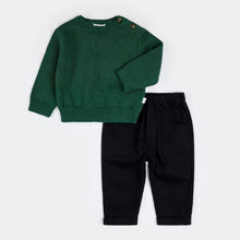 Load image into Gallery viewer, Pine Tree Sweater Knit Outfit Set Petit Lem