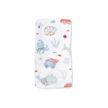 Load image into Gallery viewer, Sailor Sea Creatures- Swaddle Blankets