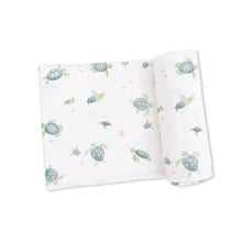 Load image into Gallery viewer, Sea Turtles- Swaddle Blanket