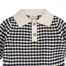 Load image into Gallery viewer, Leo Textured Knit Polo Baby Set