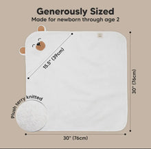 Load image into Gallery viewer, KeaBabies Cuddle Baby Hooded Towel-Grizzly KeaBabies