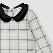 Load image into Gallery viewer, Yarn-Dye Plaid Flannel Collared Dress