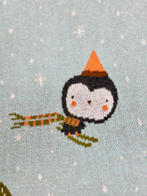 Load image into Gallery viewer, Organic Blanket- Fox & Bear Ski 3D