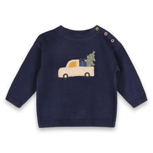 Load image into Gallery viewer, Jolly Truck Applique Sweater Knit Set