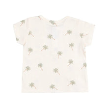 Load image into Gallery viewer, Henley with Pocket + Muslin Short - Palm Trees Angel Dear