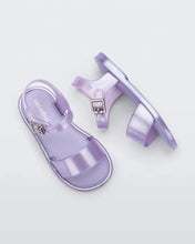 Load image into Gallery viewer, Mar Glitter Jelly Sandal- Pearly Lilac Melissa