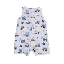 Load image into Gallery viewer, Crayon Construction - Sleeveless Shortie Romper
