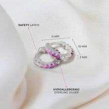 Load image into Gallery viewer, Hoop Sterling Silver Earrings