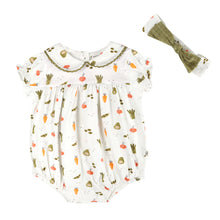 Load image into Gallery viewer, Veggies Baby Bubble Romper & Headband