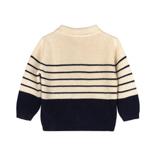 Load image into Gallery viewer, Classic Stripe Polo Sweater Set