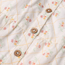 Load image into Gallery viewer, Organic Flutter Buttoned Tiered Dress - Spring Weave