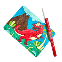 Load image into Gallery viewer, Undercover Art: Hidden Pattern Coloring Activity - Dino. Tal