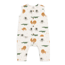 Load image into Gallery viewer, Savannah Sleeveless Button Baby Jumpsuit
