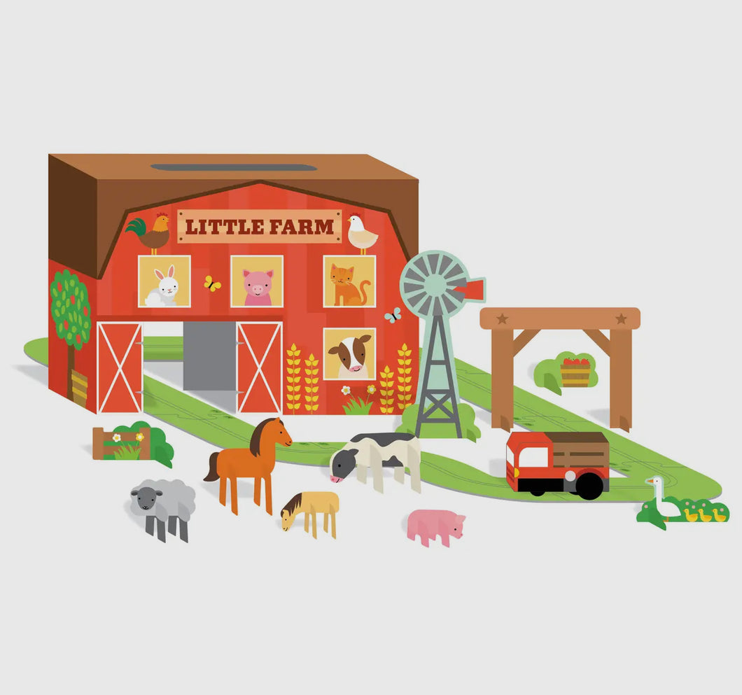 Little Farm Wind Up and Go Playset