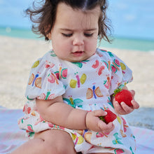 Load image into Gallery viewer, Magnetic Dress & Diaper Cover Set- The Fruit Flies
