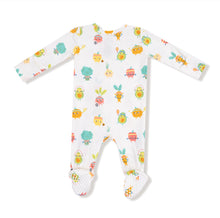Load image into Gallery viewer, Crunch Munch Veggie Sports - 2 Way Zipper Footie