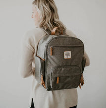 Load image into Gallery viewer, Birch Bag Mini - Diaper Backpack in Gray Parker Baby Co