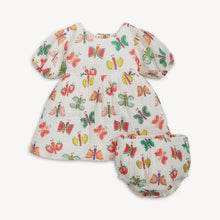 Load image into Gallery viewer, Magnetic Dress & Diaper Cover Set- The Fruit Flies