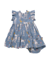 Load image into Gallery viewer, Baby Girls Jennifer Dress Set- Unicorn Field