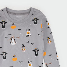 Load image into Gallery viewer, Halloween Costume Dogs on Fog PJ Set