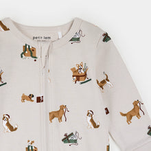 Load image into Gallery viewer, Santa Paws Print on Crème Sleeper