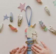 Load image into Gallery viewer, Rainbow Unicorn Clip Hanger Rockahula
