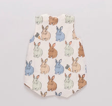 Load image into Gallery viewer, Baby Boys Noah Jumper- Blue Vintage Bunnies