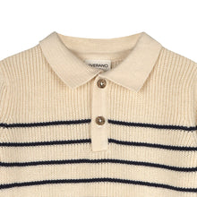 Load image into Gallery viewer, Classic Stripe Polo Sweater Set