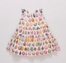 Load image into Gallery viewer, Girls Eloise Ruffle Dress- Multi Eggs