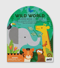 Load image into Gallery viewer, Coloring Book With Stickers: Wild World