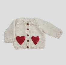 Load image into Gallery viewer, Red Heart Cardigan
