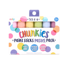 Load image into Gallery viewer, Chunkies Paint Sticks: Pastel - Set of 6
