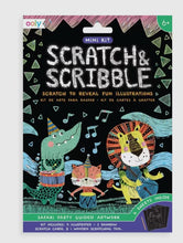 Load image into Gallery viewer, Mini Scratch and Scribble Scratch Art Kit Ooly