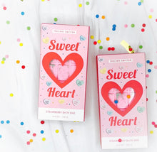 Load image into Gallery viewer, Valentine&#39;s Day Sweet Heart Rainbow Bath Bar
